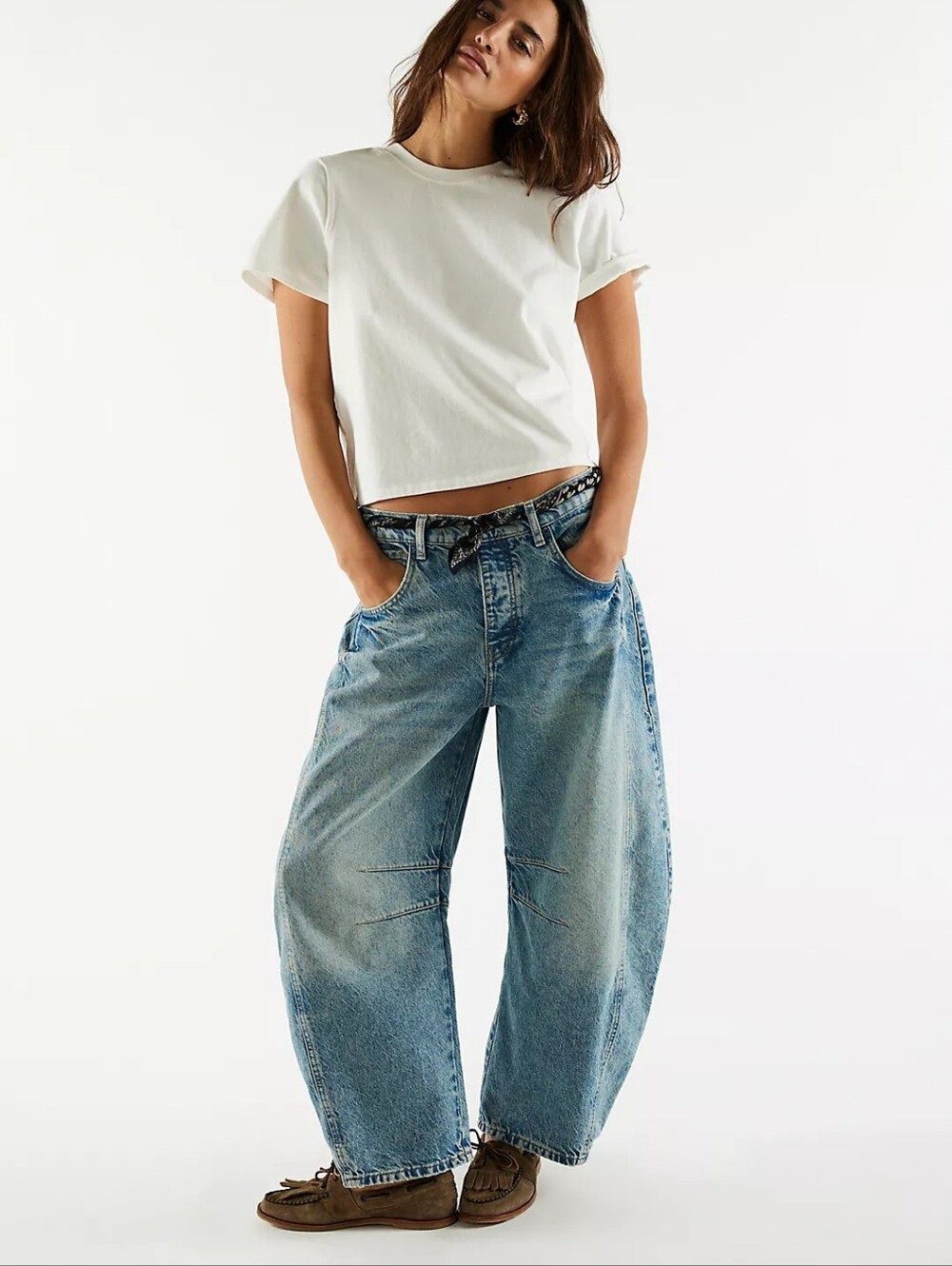 FP Good Luck Barrel Jeans